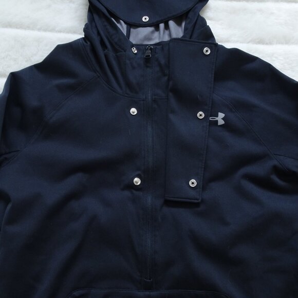 Under Armour Women's Jacket Small ColdGear Reactor Run Storm Anorak Track Active - Picture 6 of 12